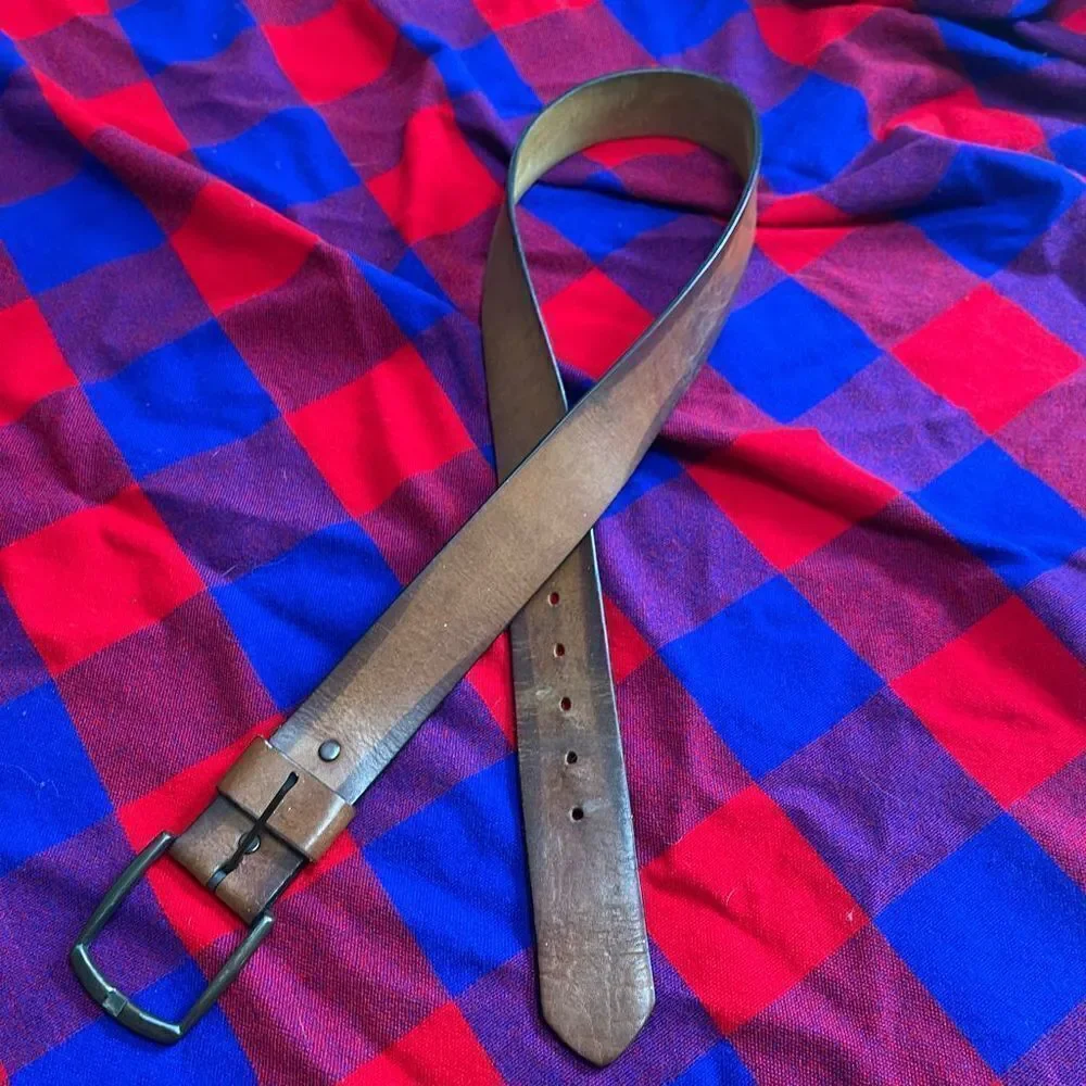 Lyntone VTG Hand Stained Men’s Brown Belt Size 36